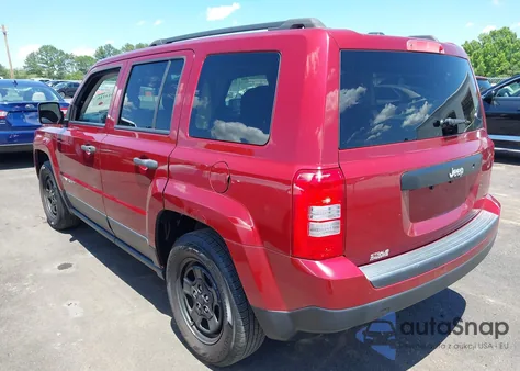 2016 Jeep Patriot Sport from USA, damaged, VIN 1C4NJPBA8GD676815